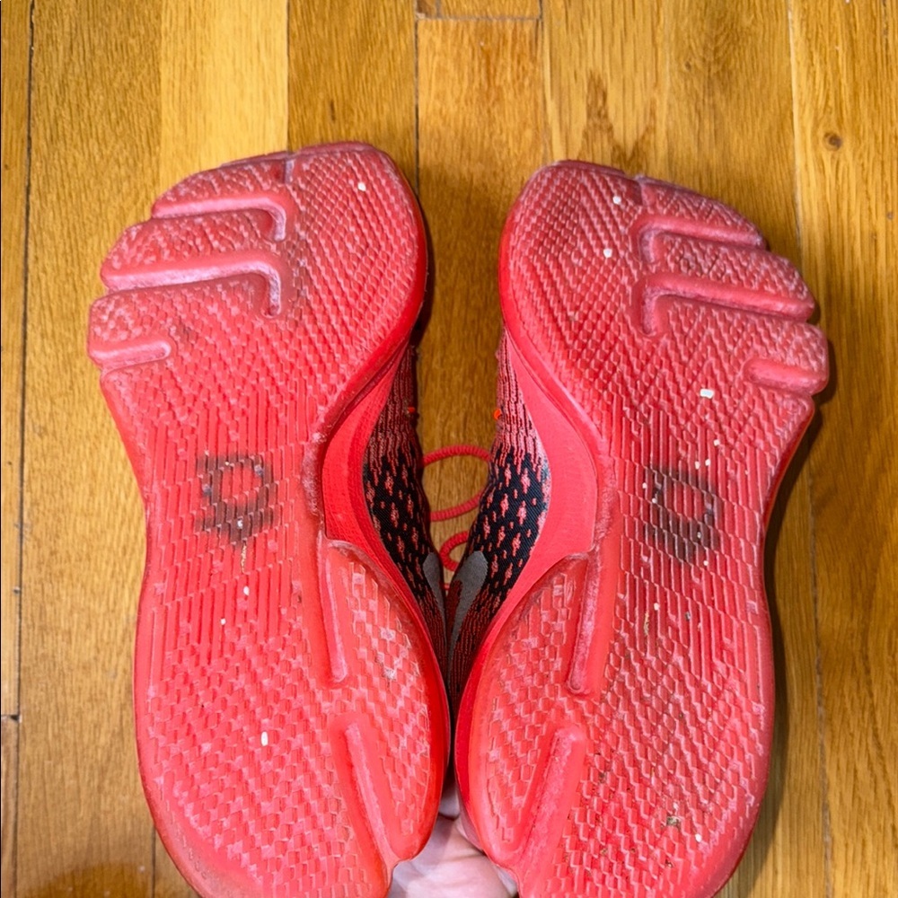 Nike Red Athletic KD Signature Series Sneakers - Picture 6 of 7